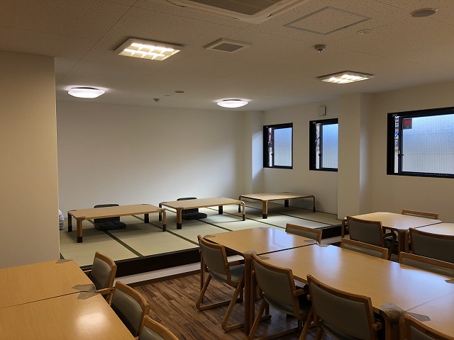 京都市南区　鉄骨造4階建て　事務所、食堂、大浴場、寮-99戸